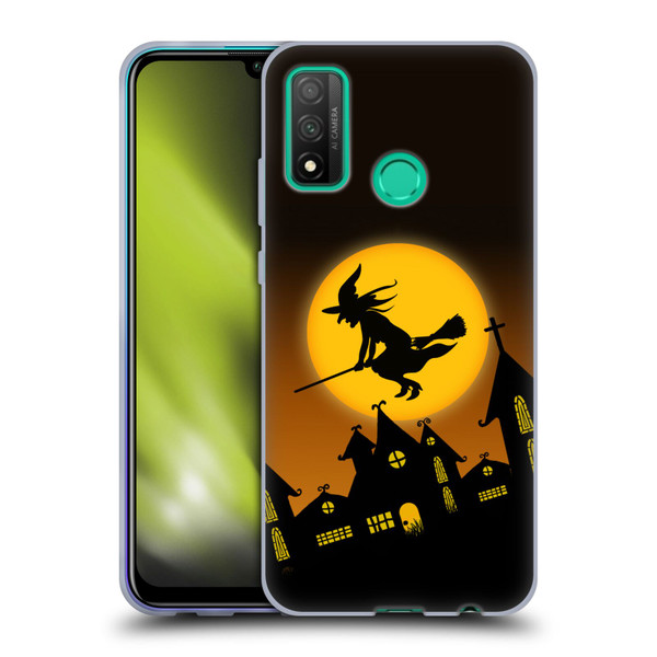 Simone Gatterwe Halloween Witch Soft Gel Case for Huawei P Smart (2020)