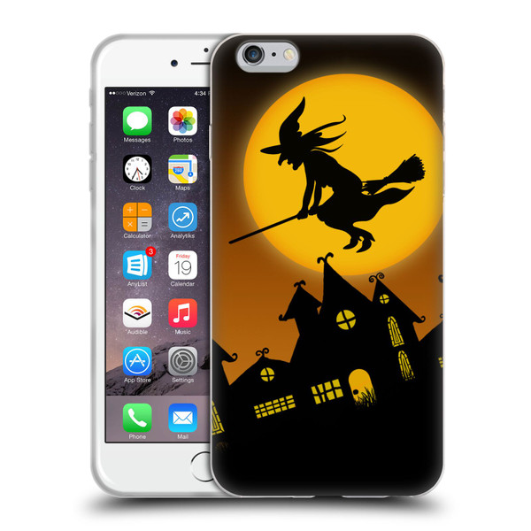 Simone Gatterwe Halloween Witch Soft Gel Case for Apple iPhone 6 Plus / iPhone 6s Plus