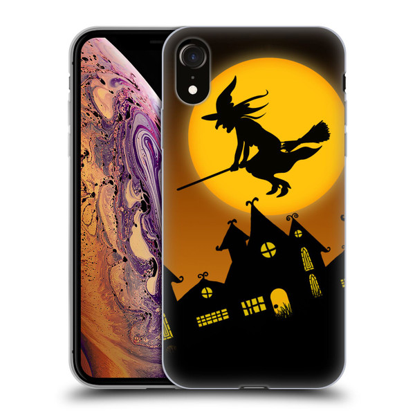Simone Gatterwe Halloween Witch Soft Gel Case for Apple iPhone XR