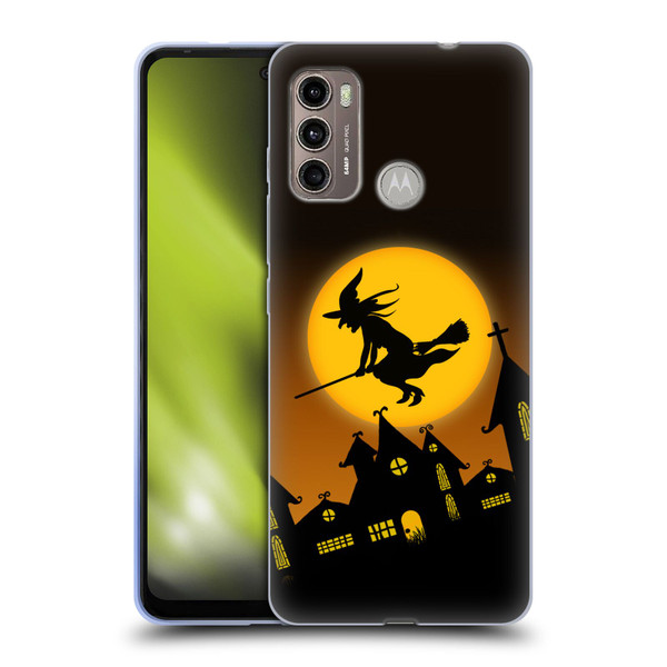 Simone Gatterwe Halloween Witch Soft Gel Case for Motorola Moto G60 / Moto G40 Fusion