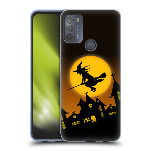 Simone Gatterwe Halloween Witch Soft Gel Case for Motorola Moto G50