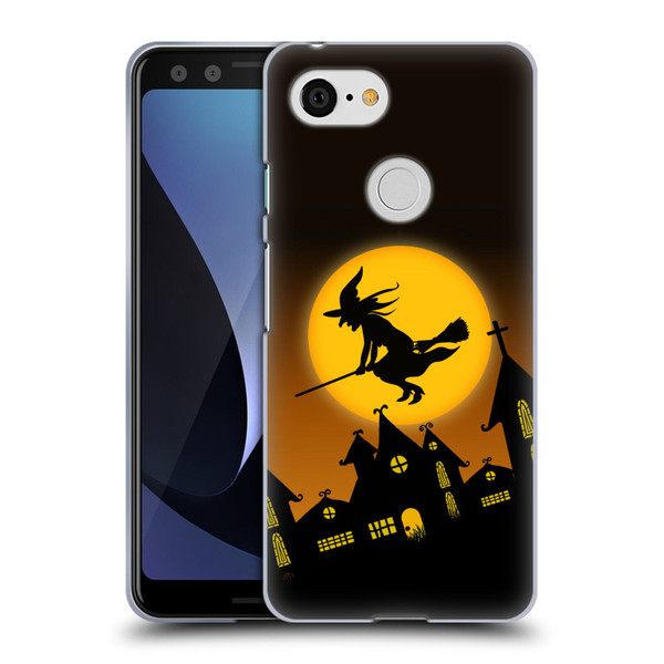 Simone Gatterwe Halloween Witch Soft Gel Case for Google Pixel 3