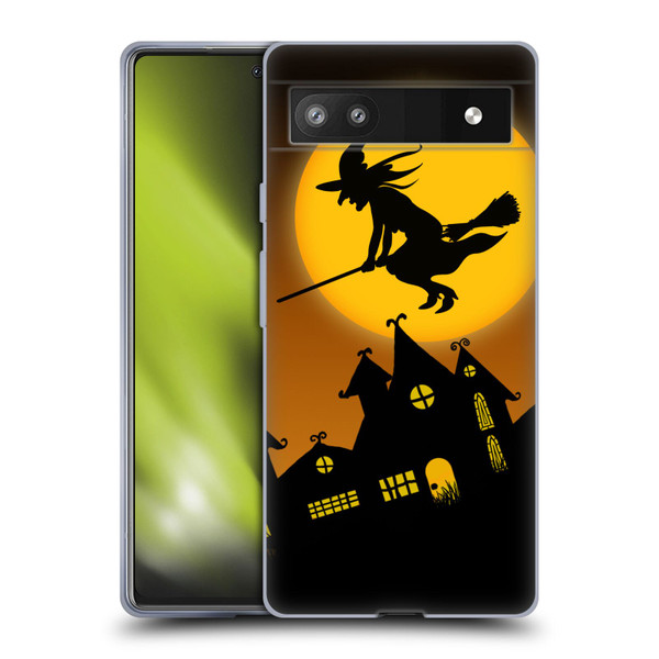Simone Gatterwe Halloween Witch Soft Gel Case for Google Pixel 6a