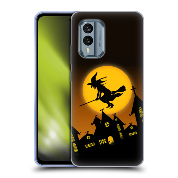 Simone Gatterwe Halloween Witch Soft Gel Case for Nokia X30