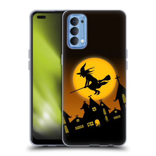 Simone Gatterwe Halloween Witch Soft Gel Case for OPPO Reno 4 5G