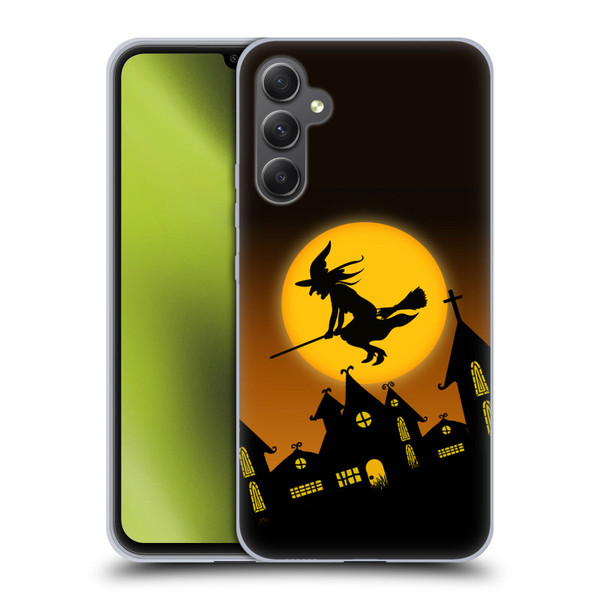 Simone Gatterwe Halloween Witch Soft Gel Case for Samsung Galaxy A34 5G