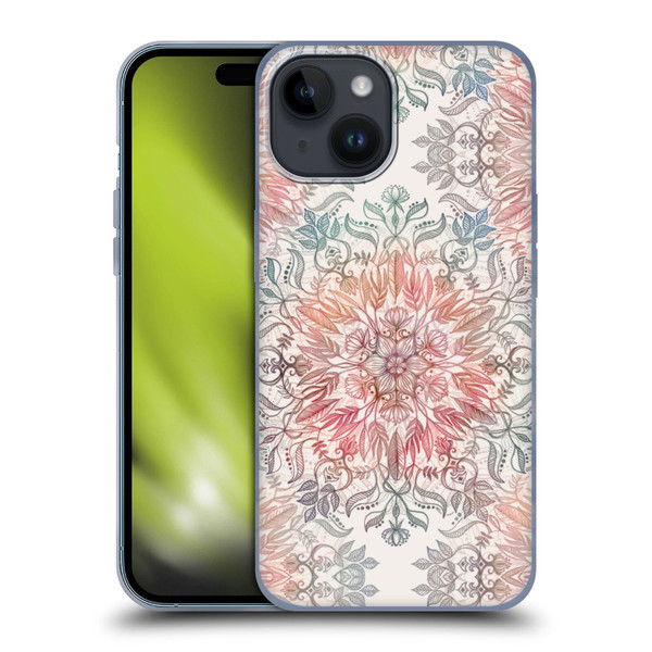Micklyn Le Feuvre Mandala Autumn Spice Soft Gel Case for Apple iPhone 15