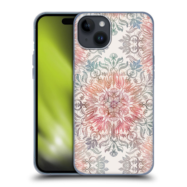 Micklyn Le Feuvre Mandala Autumn Spice Soft Gel Case for Apple iPhone 15 Plus