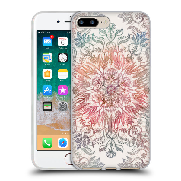 Micklyn Le Feuvre Mandala Autumn Spice Soft Gel Case for Apple iPhone 7 Plus / iPhone 8 Plus