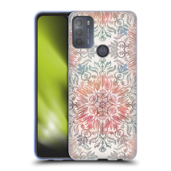 Micklyn Le Feuvre Mandala Autumn Spice Soft Gel Case for Motorola Moto G50