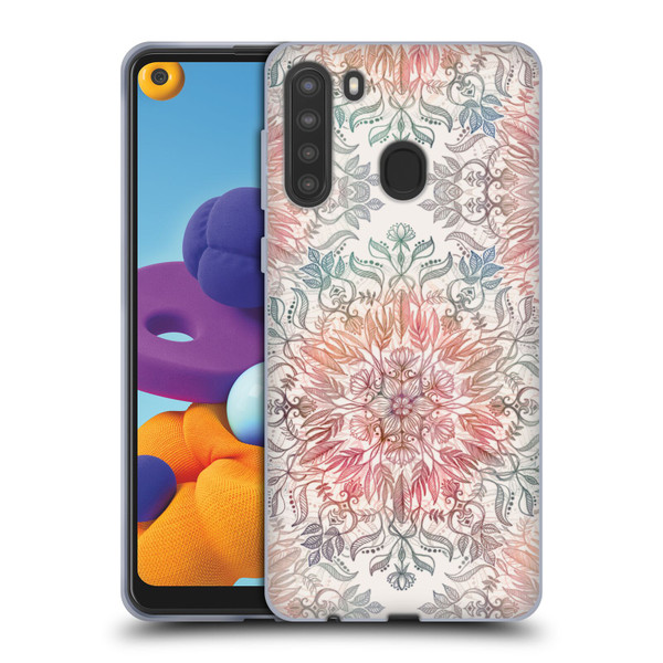 Micklyn Le Feuvre Mandala Autumn Spice Soft Gel Case for Samsung Galaxy A21 (2020)