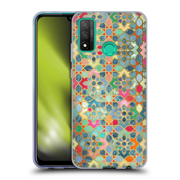 Micklyn Le Feuvre Moroccan Gilt and Glory Soft Gel Case for Huawei P Smart (2020)