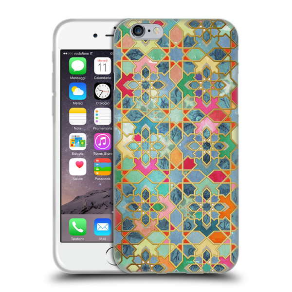 Micklyn Le Feuvre Moroccan Gilt and Glory Soft Gel Case for Apple iPhone 6 / iPhone 6s
