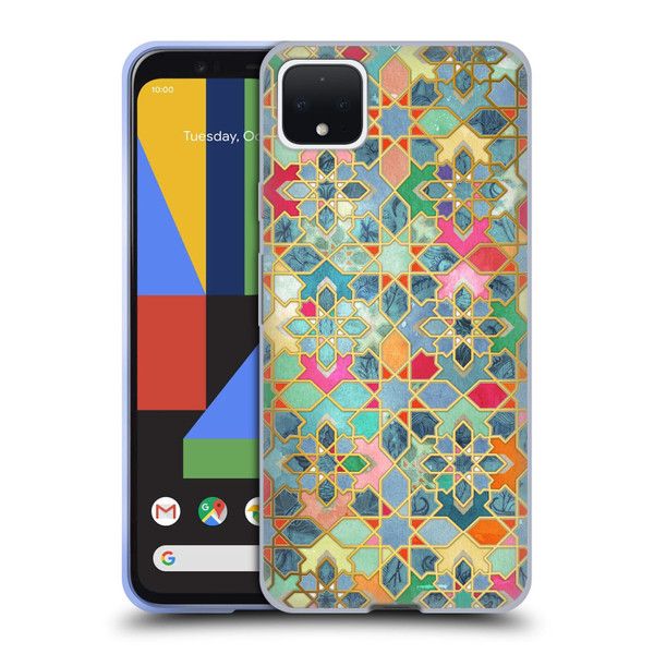 Micklyn Le Feuvre Moroccan Gilt and Glory Soft Gel Case for Google Pixel 4 XL