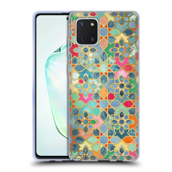 Micklyn Le Feuvre Moroccan Gilt and Glory Soft Gel Case for Samsung Galaxy Note10 Lite