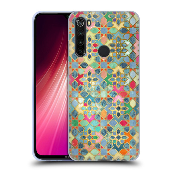 Micklyn Le Feuvre Moroccan Gilt and Glory Soft Gel Case for Xiaomi Redmi Note 8T