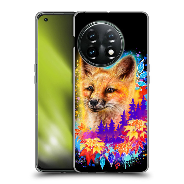 Sheena Pike Animals Red Fox Spirit & Autumn Leaves Soft Gel Case for OnePlus 11 5G