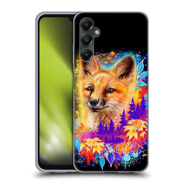 Sheena Pike Animals Red Fox Spirit & Autumn Leaves Soft Gel Case for Samsung Galaxy A05s