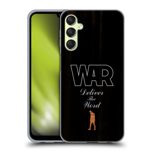 War Graphics Deliver The World Soft Gel Case for Samsung Galaxy A24 4G / Galaxy M34 5G