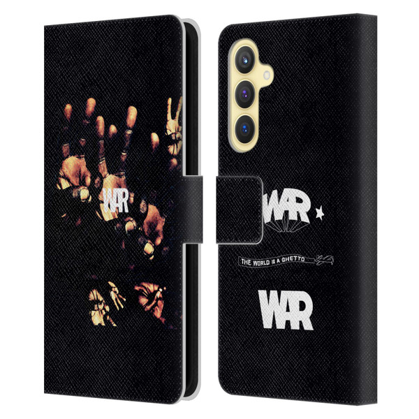 War Graphics Album Art Leather Book Wallet Case Cover For Samsung Galaxy S23 FE 5G