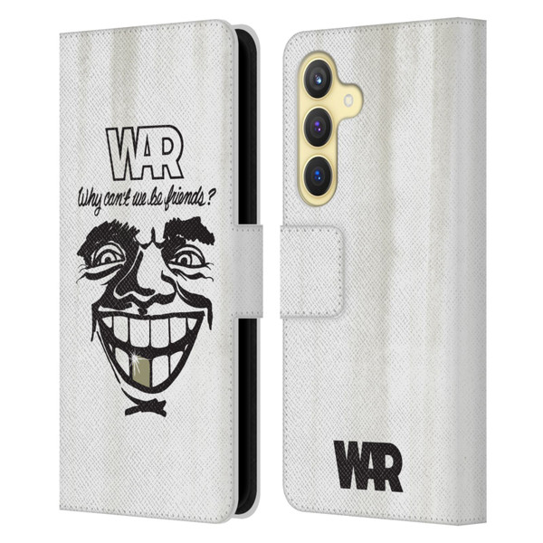 War Graphics Friends Art Leather Book Wallet Case Cover For Samsung Galaxy S24 5G