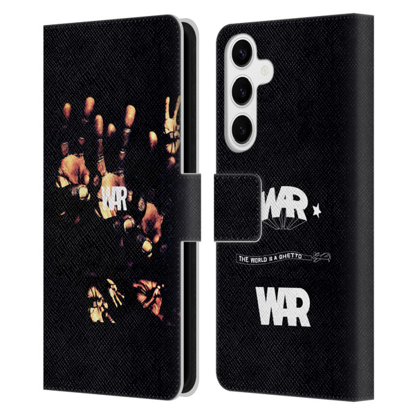 War Graphics Album Art Leather Book Wallet Case Cover For Samsung Galaxy S24+ 5G