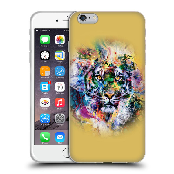 Riza Peker Animal Abstract Abstract Tiger Soft Gel Case for Apple iPhone 6 Plus / iPhone 6s Plus