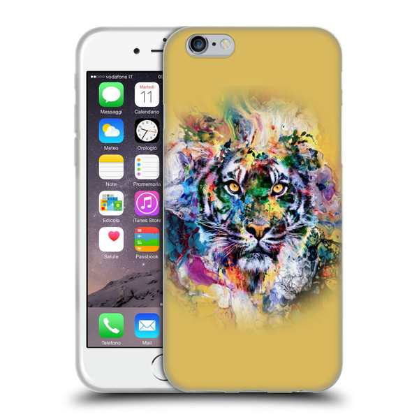 Riza Peker Animal Abstract Abstract Tiger Soft Gel Case for Apple iPhone 6 / iPhone 6s