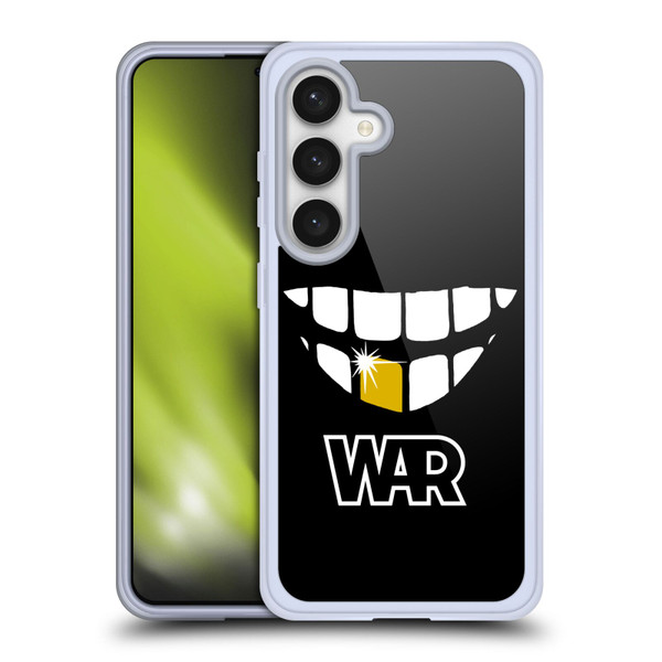 War Graphics Why Can't We Be Friends? Soft Gel Case for Samsung Galaxy S24 5G