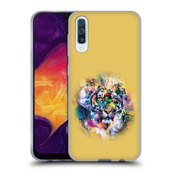 Riza Peker Animal Abstract Abstract Tiger Soft Gel Case for Samsung Galaxy A50/A30s (2019)