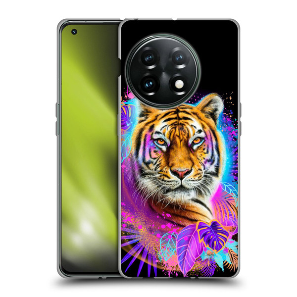 Sheena Pike Big Cats Tiger Spirit Soft Gel Case for OnePlus 11 5G