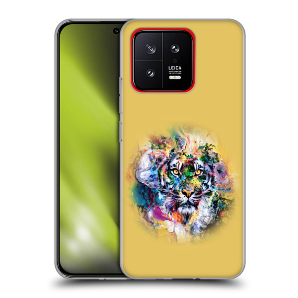 Riza Peker Animal Abstract Abstract Tiger Soft Gel Case for Xiaomi 13 5G