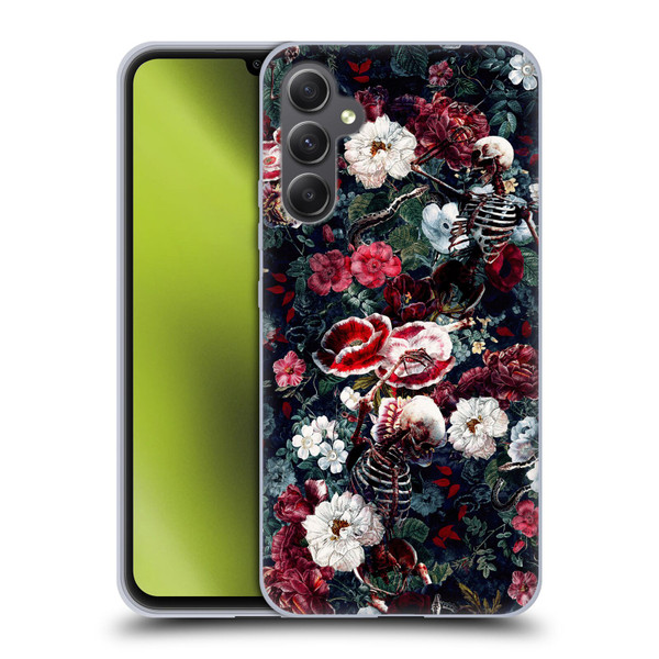 Riza Peker Skulls 9 Skeletal Bloom Soft Gel Case for Samsung Galaxy A34 5G