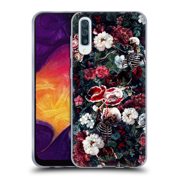 Riza Peker Skulls 9 Skeletal Bloom Soft Gel Case for Samsung Galaxy A50/A30s (2019)