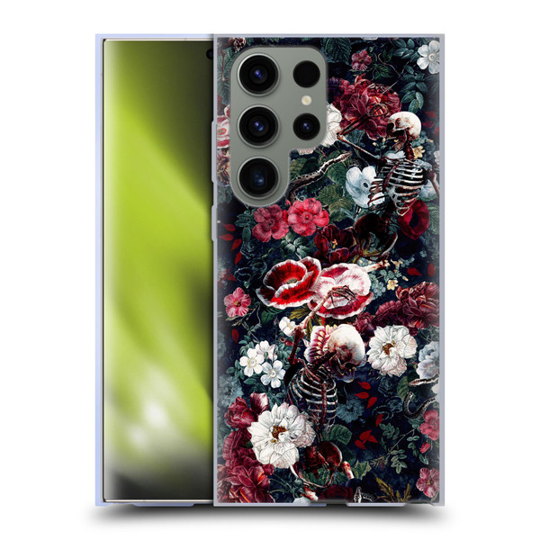 Riza Peker Skulls 9 Skeletal Bloom Soft Gel Case for Samsung Galaxy S23 Ultra 5G