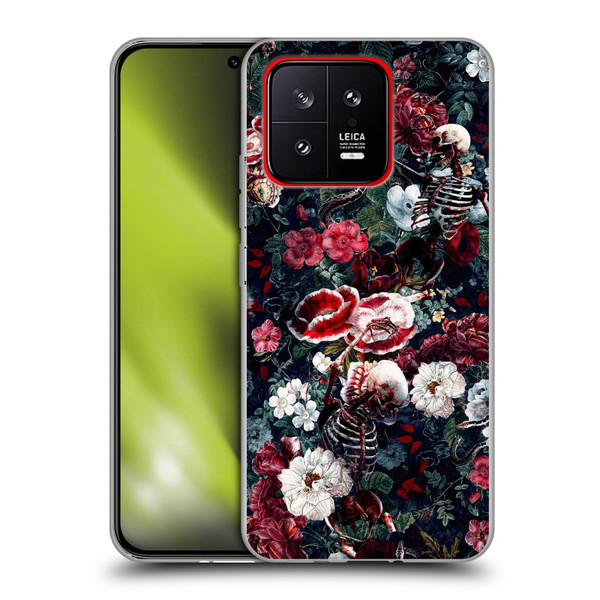 Riza Peker Skulls 9 Skeletal Bloom Soft Gel Case for Xiaomi 13 5G