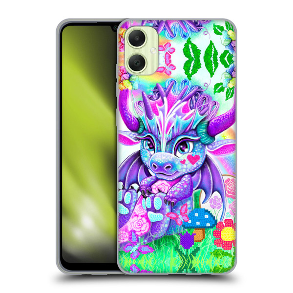 Sheena Pike Dragons Cross-Stitch Lil Dragonz Soft Gel Case for Samsung Galaxy A05