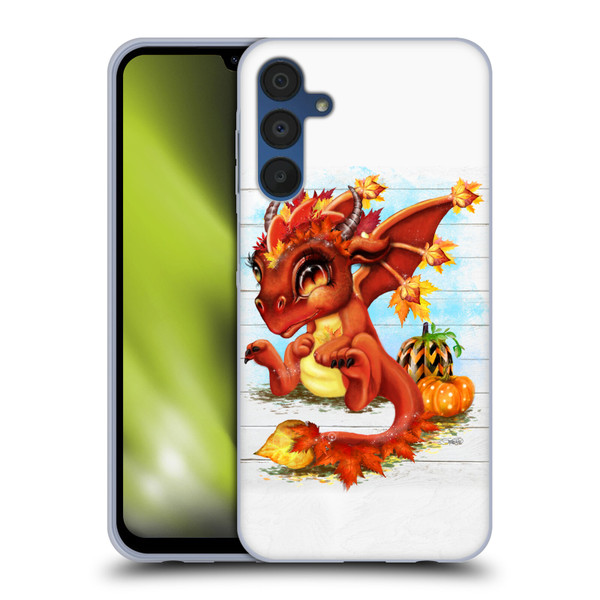 Sheena Pike Dragons Autumn Lil Dragonz Soft Gel Case for Samsung Galaxy A15