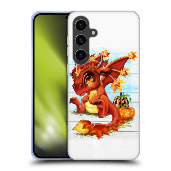 Sheena Pike Dragons Autumn Lil Dragonz Soft Gel Case for Samsung Galaxy S24+ 5G