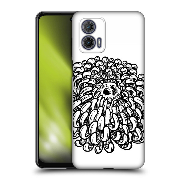 Matt Bailey Skull Flower Soft Gel Case for Motorola Moto G73 5G