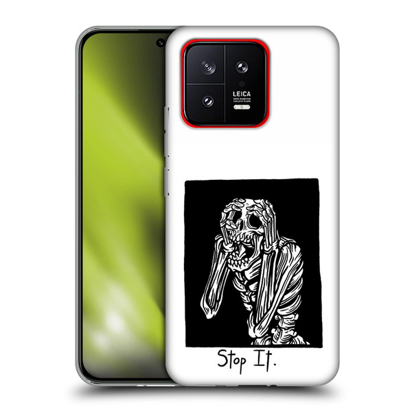 Matt Bailey Skull Stop It Soft Gel Case for Xiaomi 13 5G