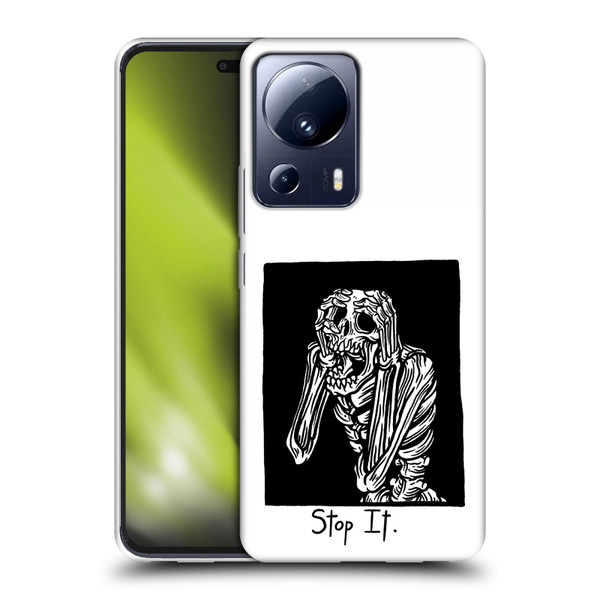 Matt Bailey Skull Stop It Soft Gel Case for Xiaomi 13 Lite 5G