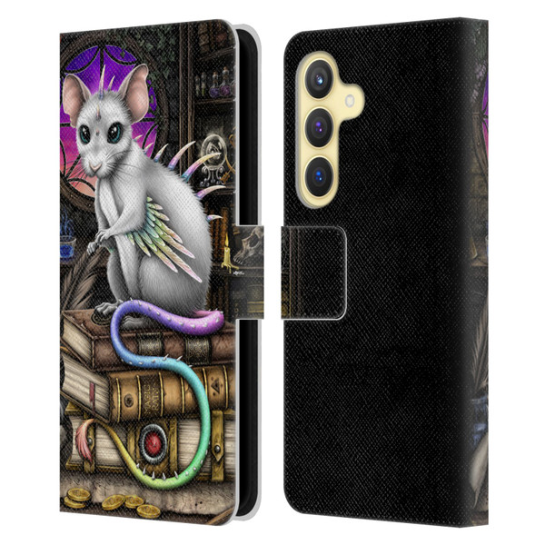 Sarah Richter Animals Alchemy Magic Rat Leather Book Wallet Case Cover For Samsung Galaxy S24 5G