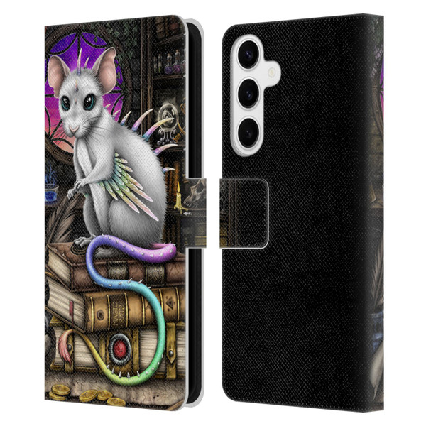 Sarah Richter Animals Alchemy Magic Rat Leather Book Wallet Case Cover For Samsung Galaxy S24+ 5G