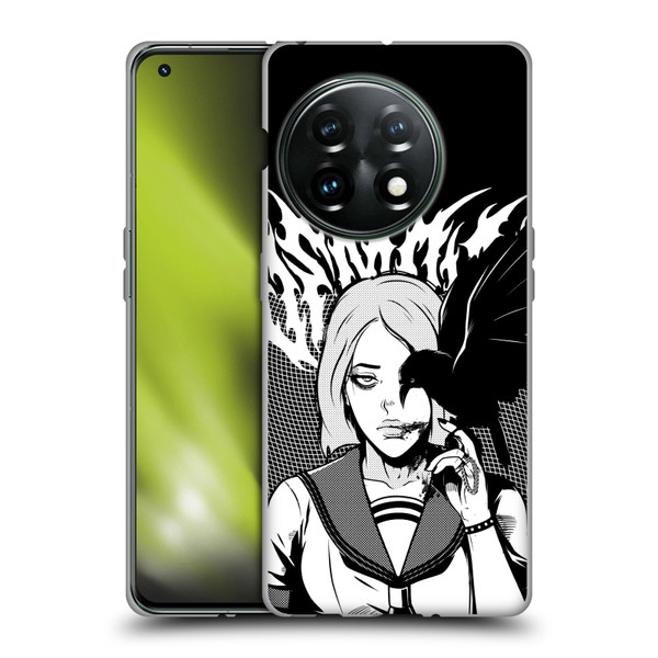 Zombie Makeout Club Art Crow Soft Gel Case for OnePlus 11 5G