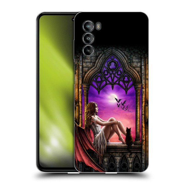 Sarah Richter Fantasy Demon Vampire Girl Soft Gel Case for Motorola Moto G82 5G