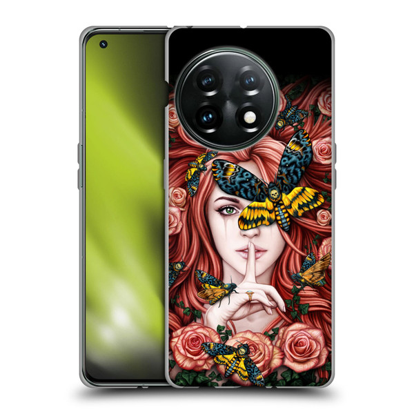 Sarah Richter Fantasy Silent Girl With Red Hair Soft Gel Case for OnePlus 11 5G