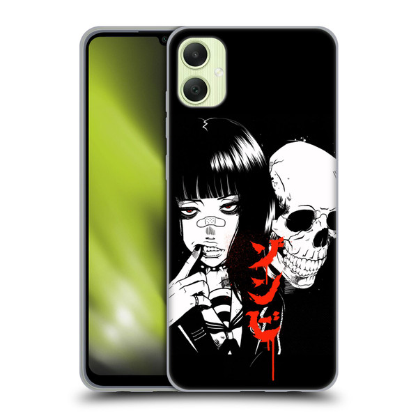 Zombie Makeout Club Art Girl And Skull Soft Gel Case for Samsung Galaxy A05