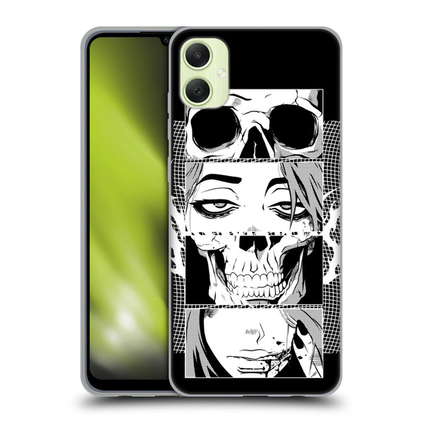Zombie Makeout Club Art Skull Collage Soft Gel Case for Samsung Galaxy A05