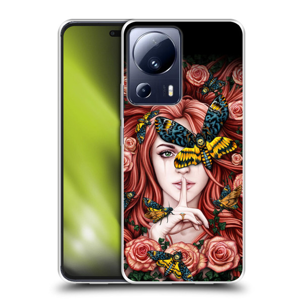 Sarah Richter Fantasy Silent Girl With Red Hair Soft Gel Case for Xiaomi 13 Lite 5G